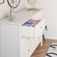 Franklin 6 Drawer Dresser with Durable Metal Slides - White