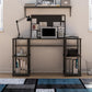 Condor Toolless Double Pedestal Computer Desk with Shelves - Espresso