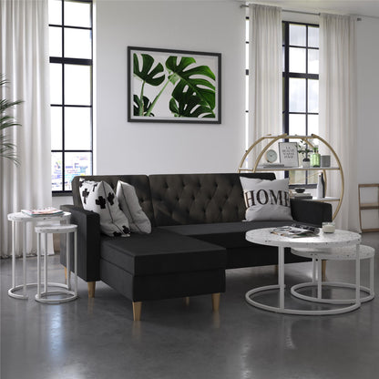 CosmoLiving by Cosmopolitan Amelia Nesting Coffee Tables - Terrazzo