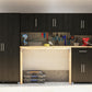 Camberly 24" Utility Storage Cabinet, Black Oak - Black Oak