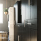 Camberly 24" Utility Storage Cabinet, Black Oak - Black Oak