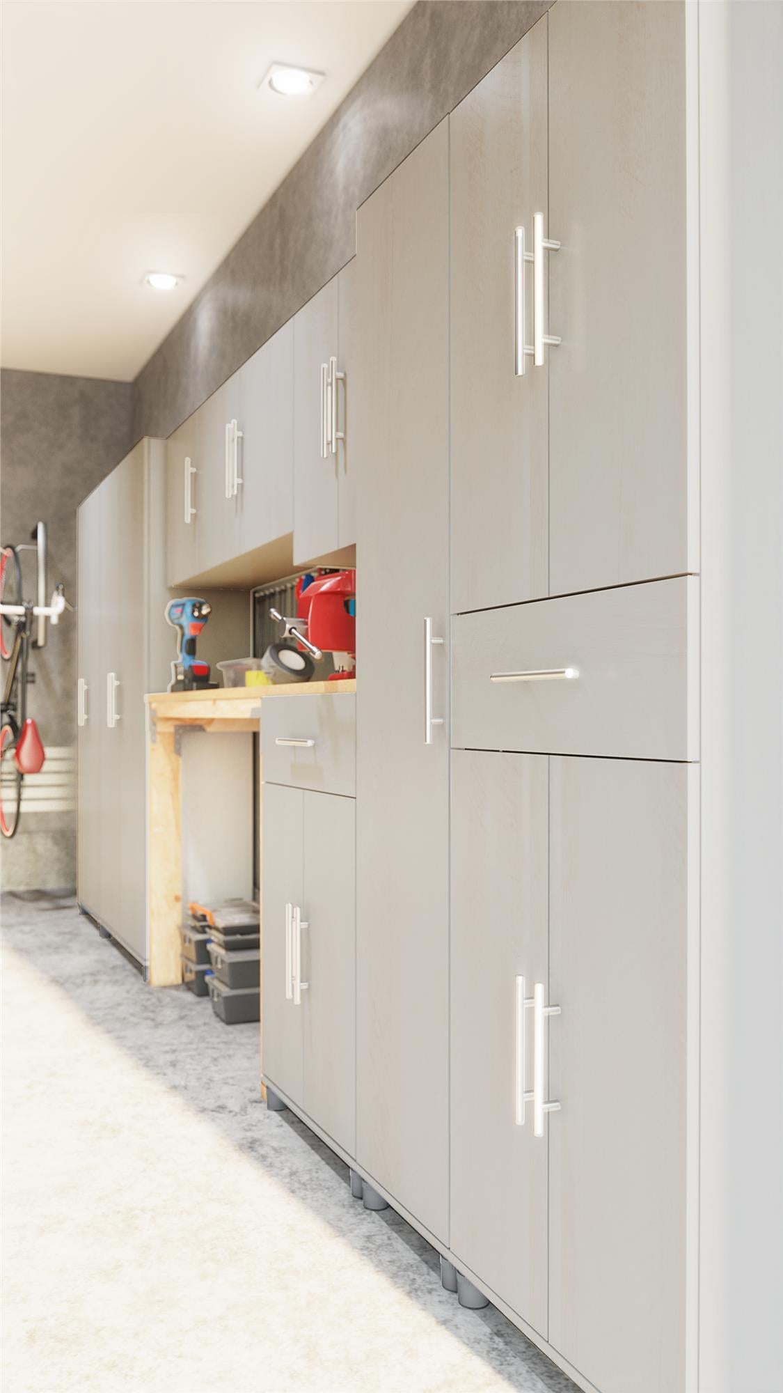 Camberly 24" Utility Storage Cabinet - Ivory Oak