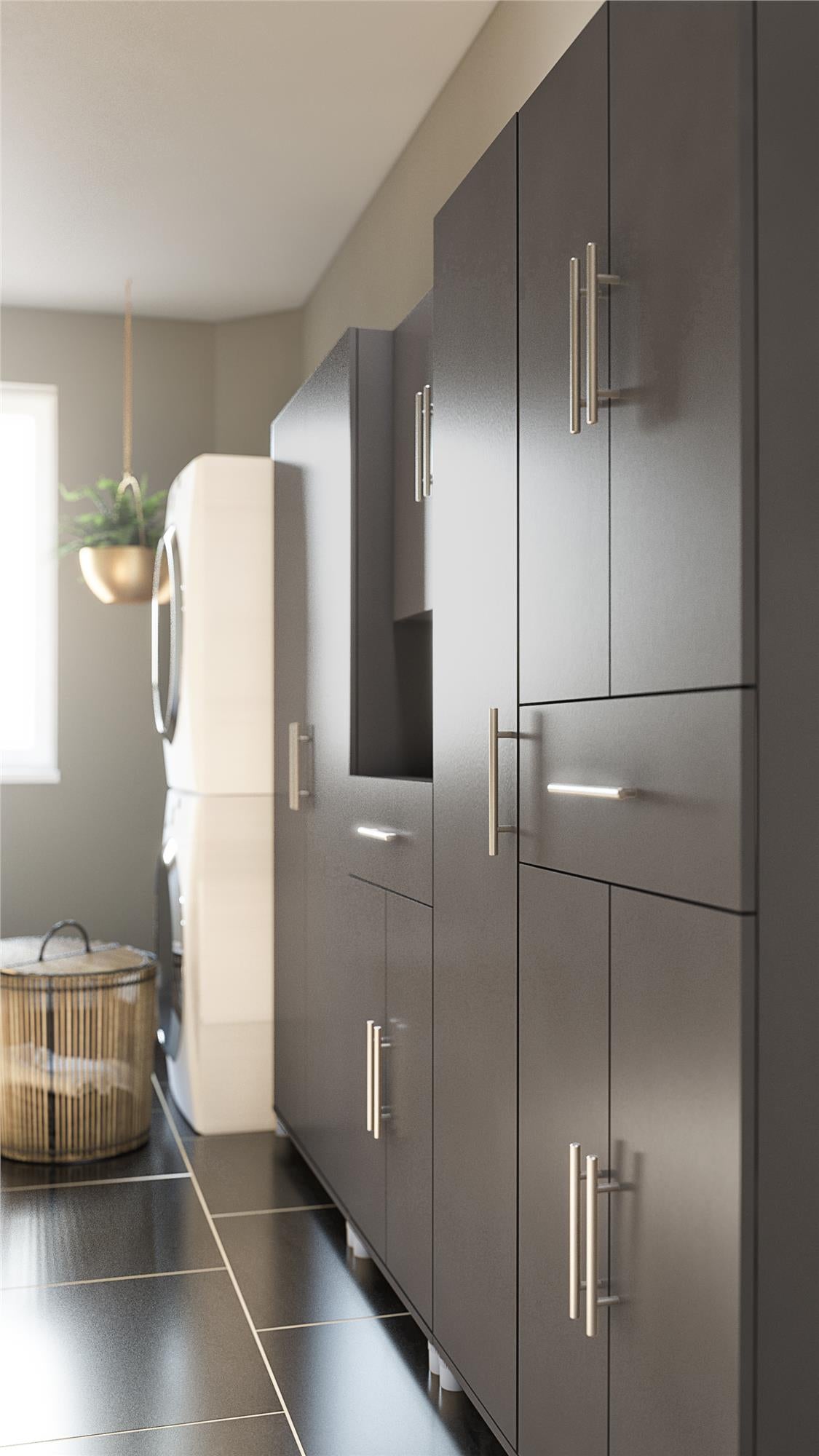 Camberly 24" Utility Storage Cabinet - Graphite Grey