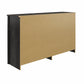 Draven Rustic Modern 6 Drawer Dresser with Pewter Handles - Black Oak