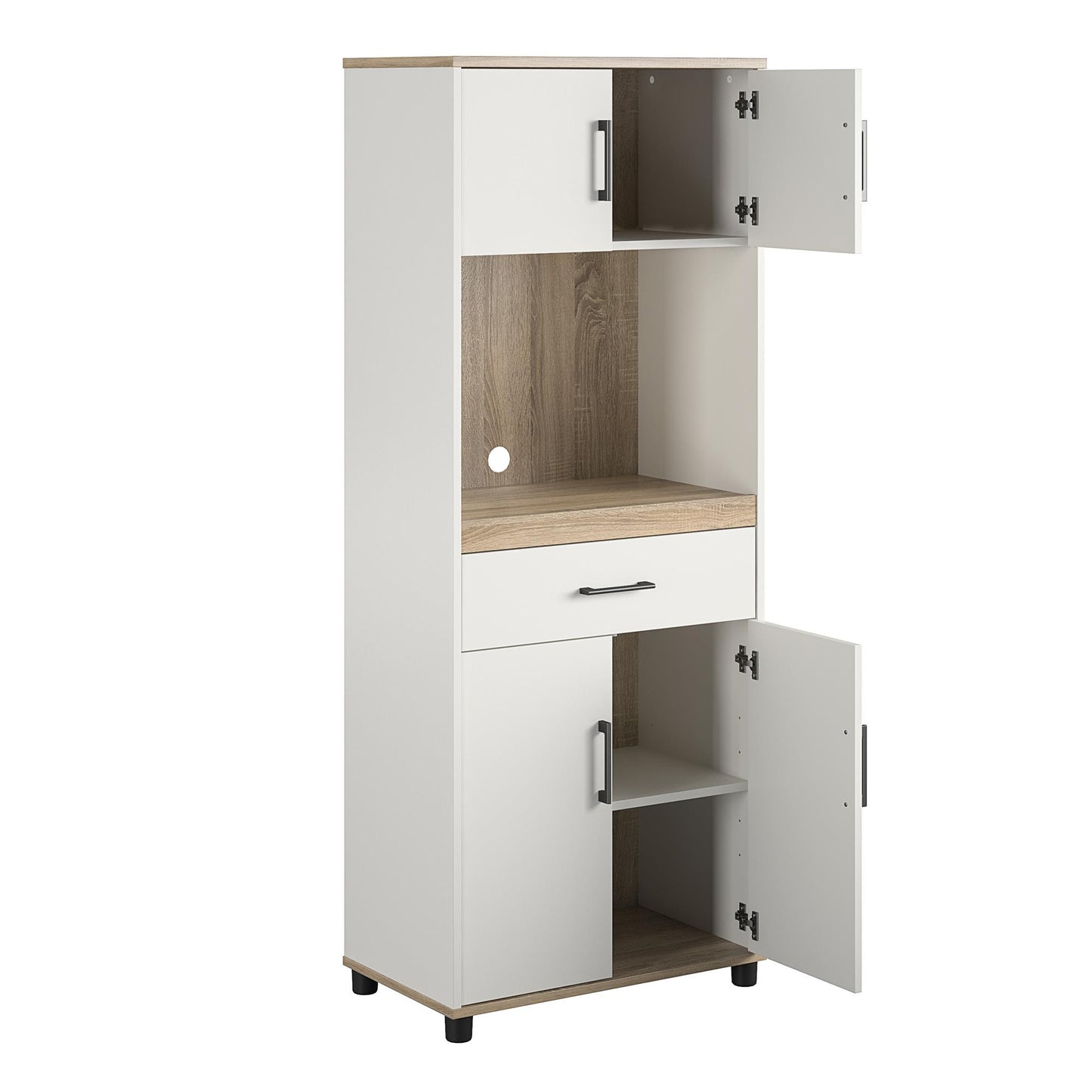 Whitmore Coffee Bar Tall Storage Cabinet - White