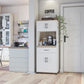Whitmore Coffee Bar Tall Storage Cabinet - White
