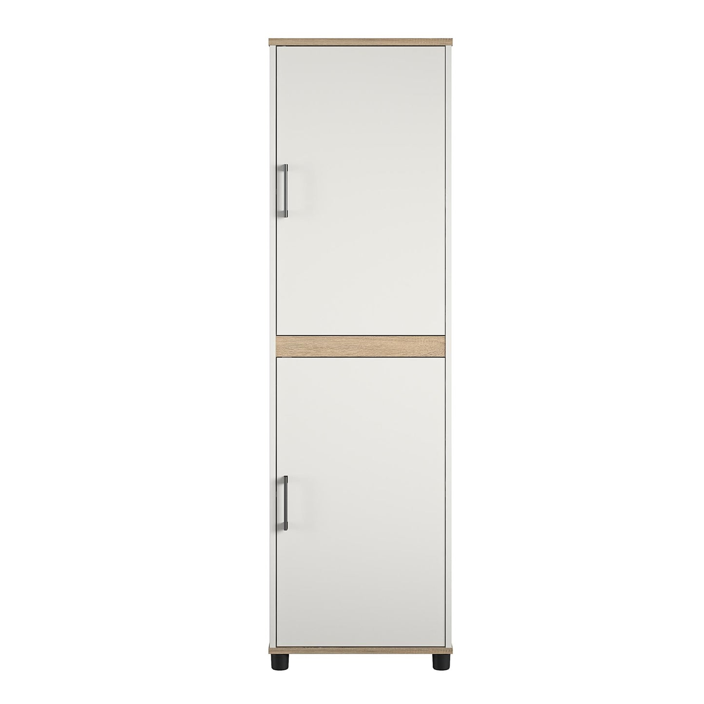Whitmore 2 Door Multipurpose Storage Cabinet with 4 Shelves - White