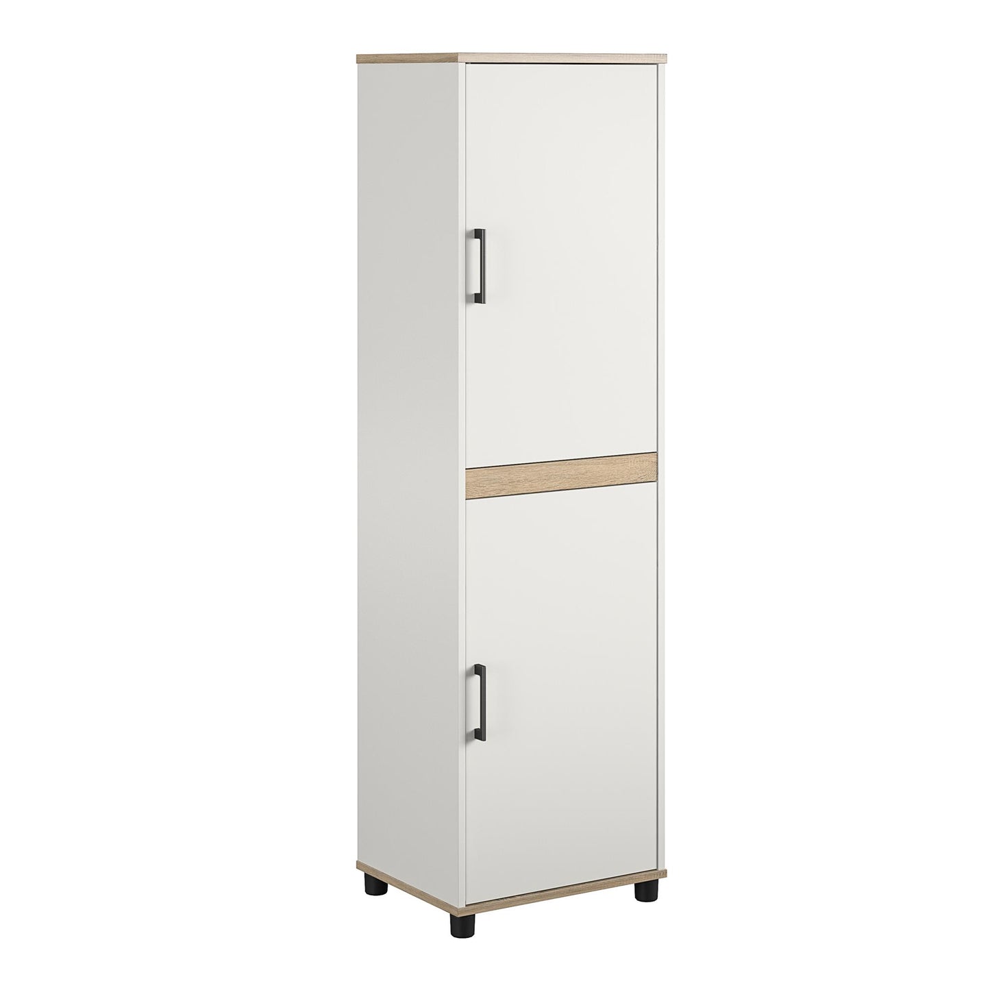 Whitmore 2 Door Multipurpose Storage Cabinet with 4 Shelves - White