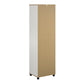 Whitmore 2 Door Multipurpose Storage Cabinet with 4 Shelves - White