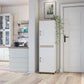Whitmore 2 Door Multipurpose Storage Cabinet with 4 Shelves - White