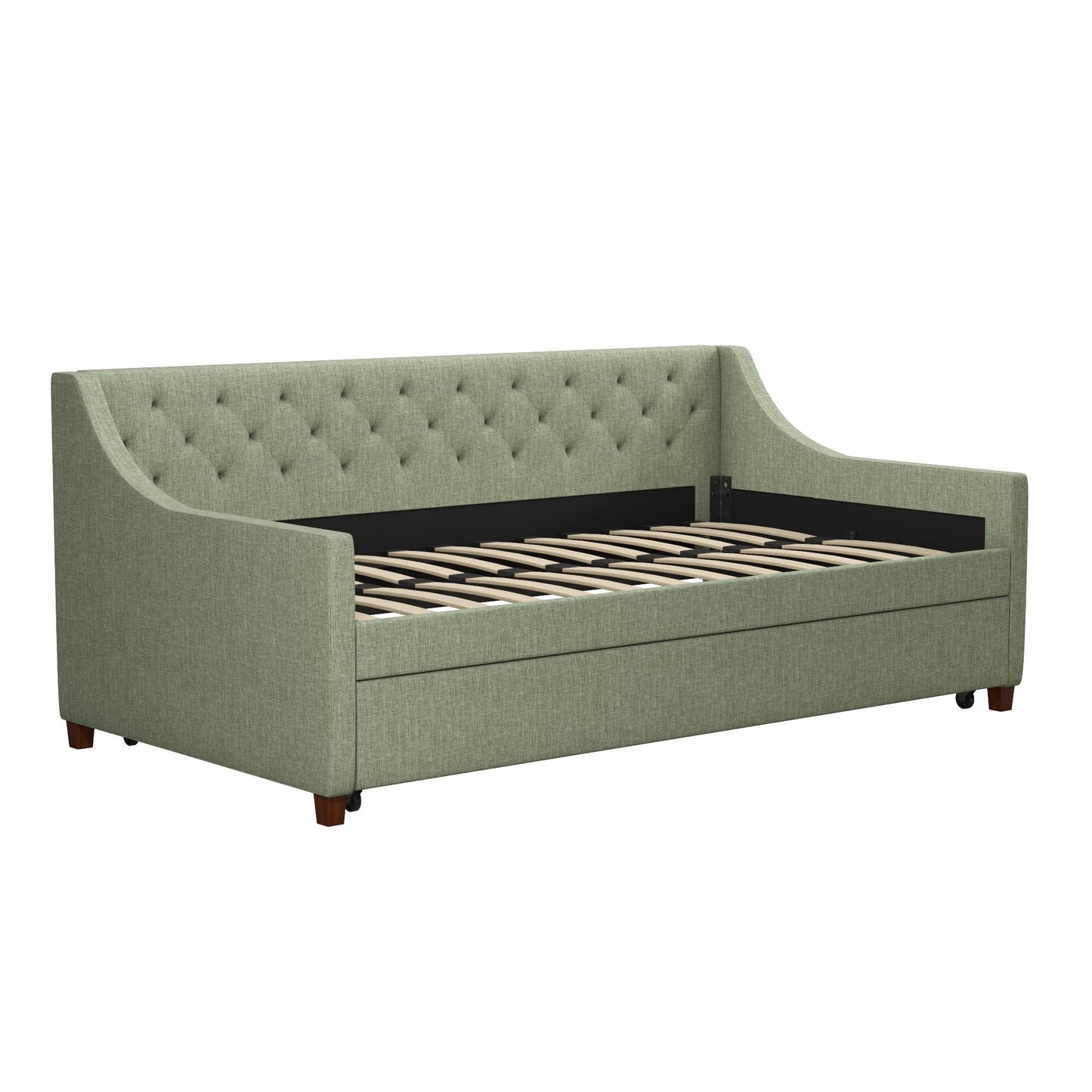 Her Majesty Daybed and Trundle - Green - Twin
