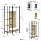 Bexley Open Wardrobe - Walnut