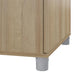Basin 24 Inch 2 Door Utility Storage Cabinet - Natural