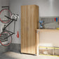 Basin 24 Inch 2 Door Utility Storage Cabinet - Natural