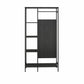 Bexley Open Wardrobe - Black Oak