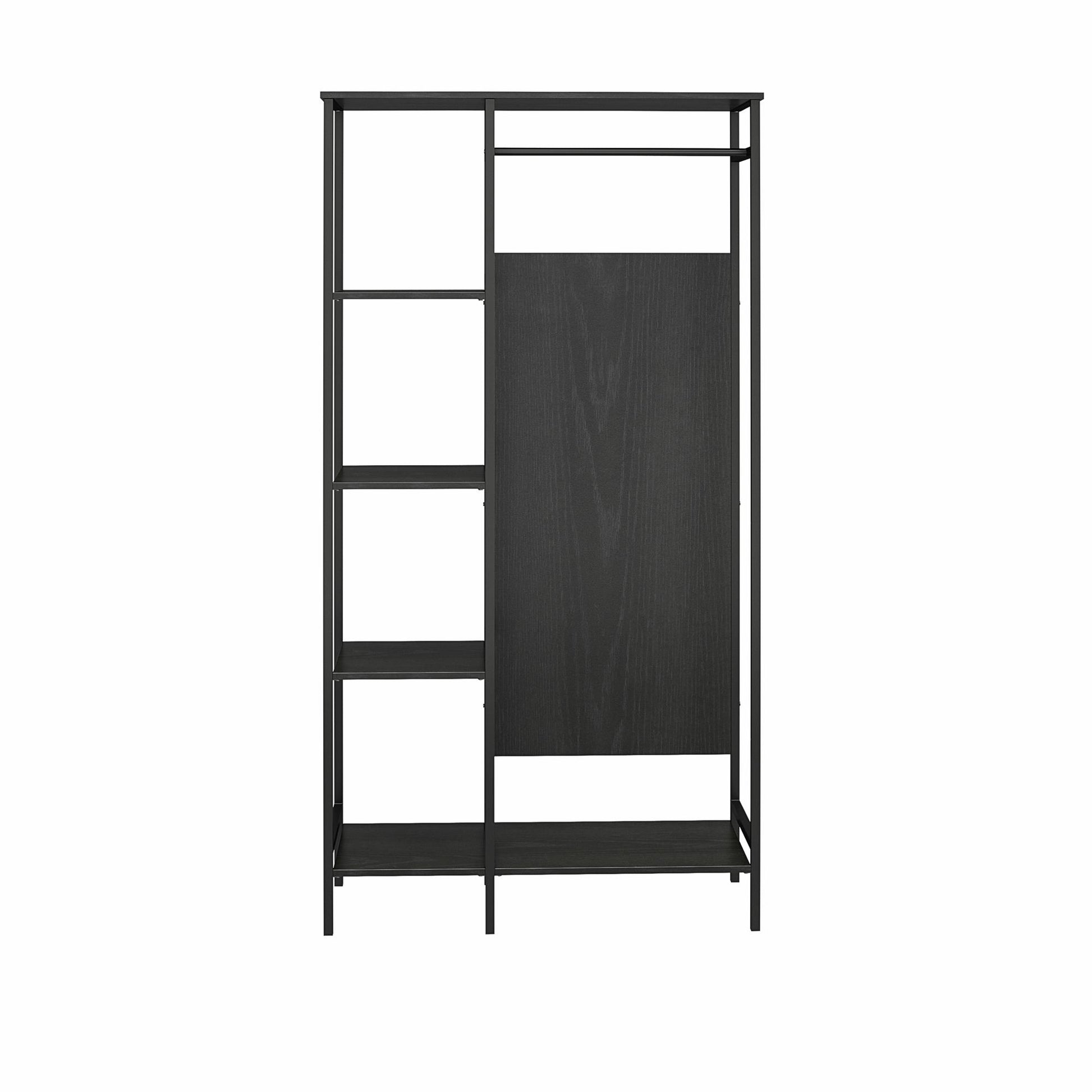 Bexley Open Wardrobe - Black Oak