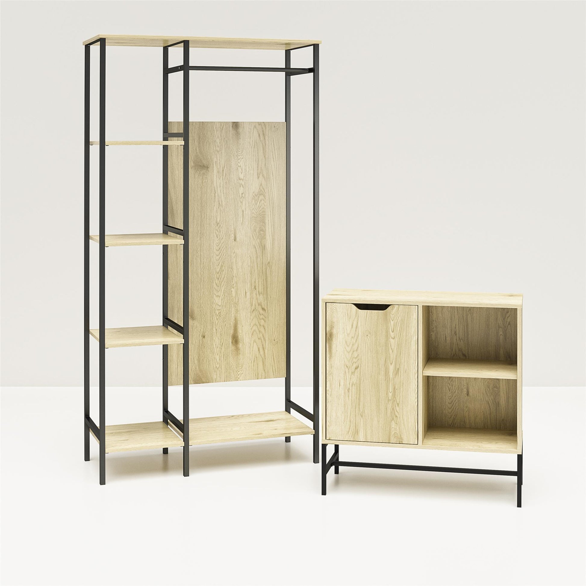 Bexley Open Wardrobe - Natural