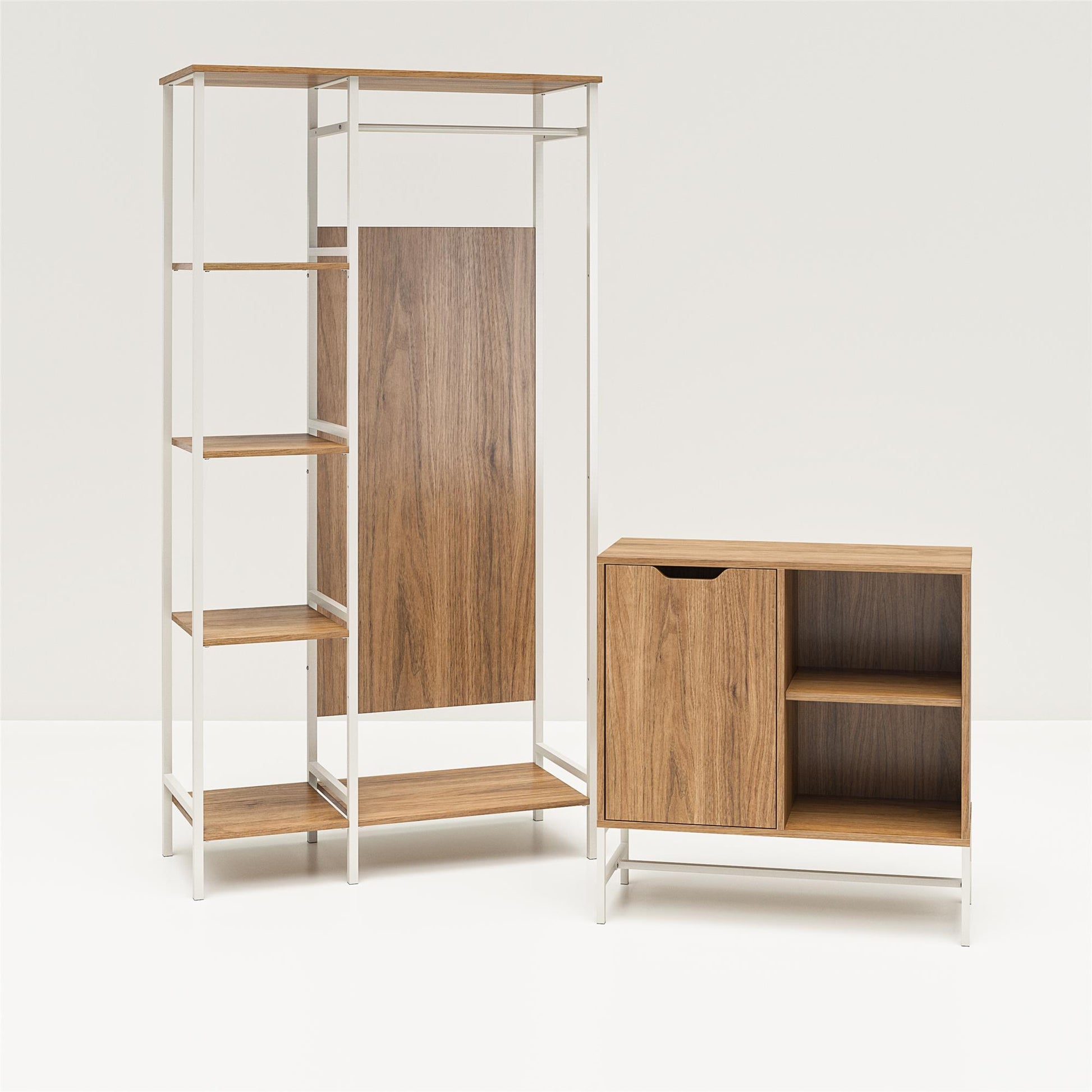 Bexley Open Wardrobe - Walnut