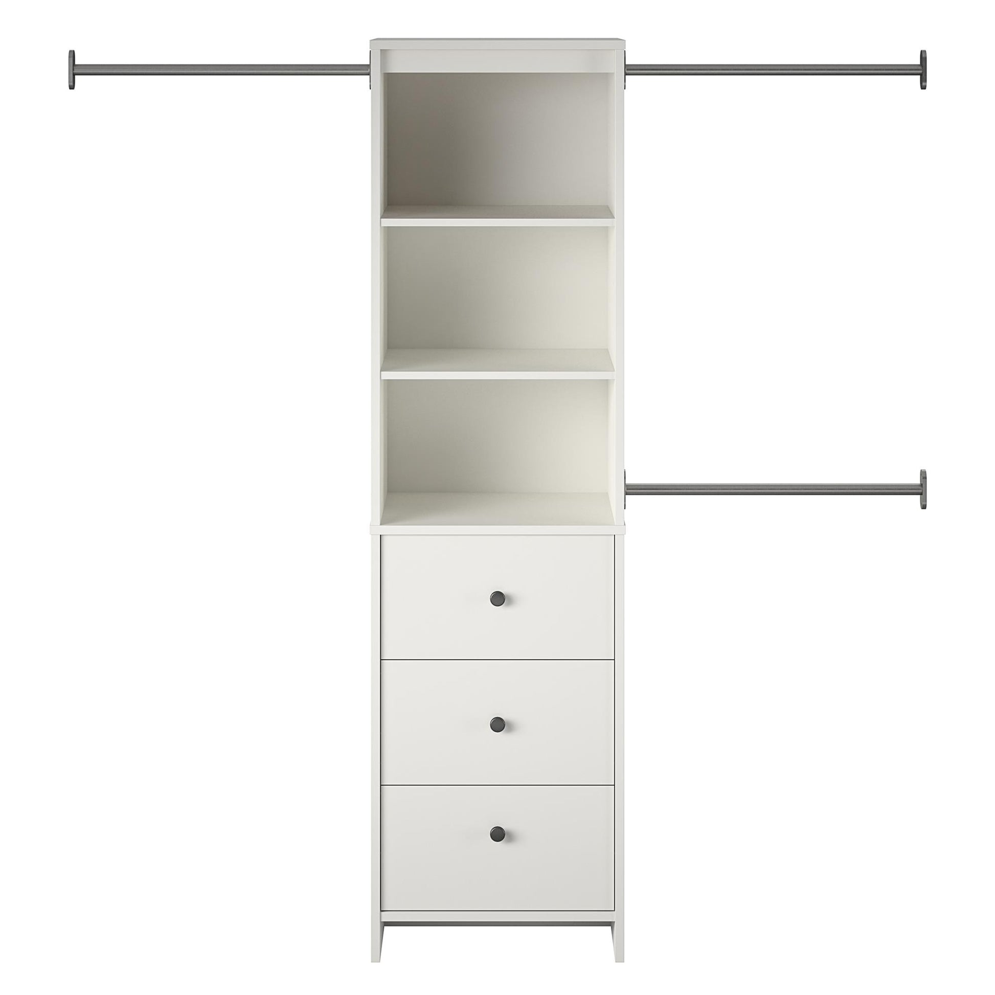 Beckett Closet Storage Organizer  - White