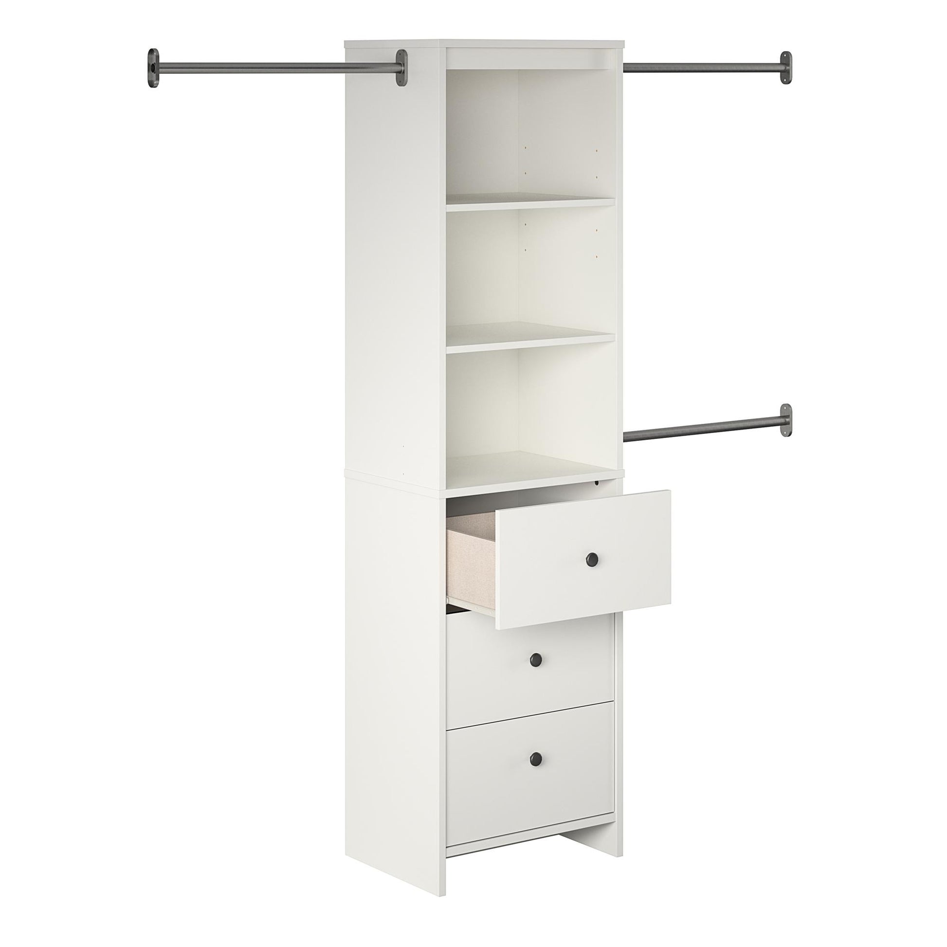 Beckett Closet Storage Organizer  - White
