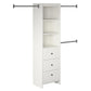 Beckett Closet Storage Organizer  - White