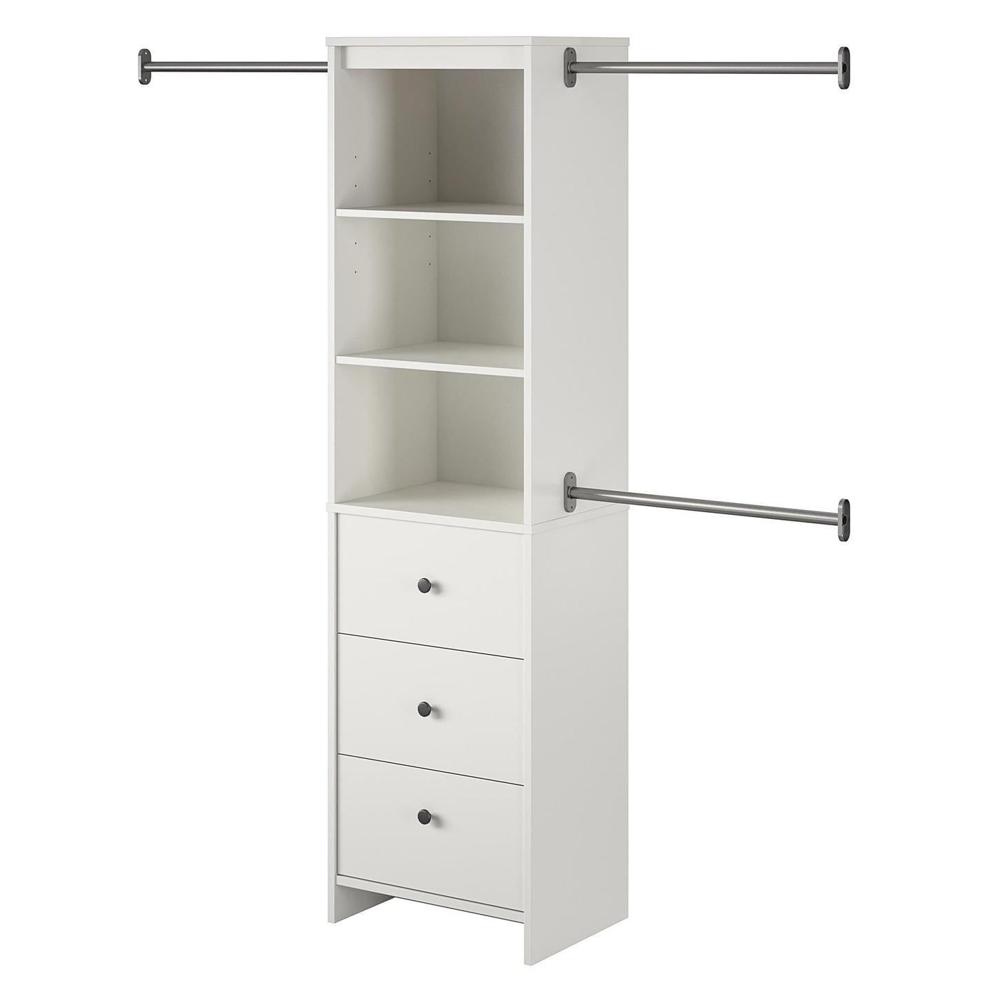 Beckett Closet Storage Organizer  - White