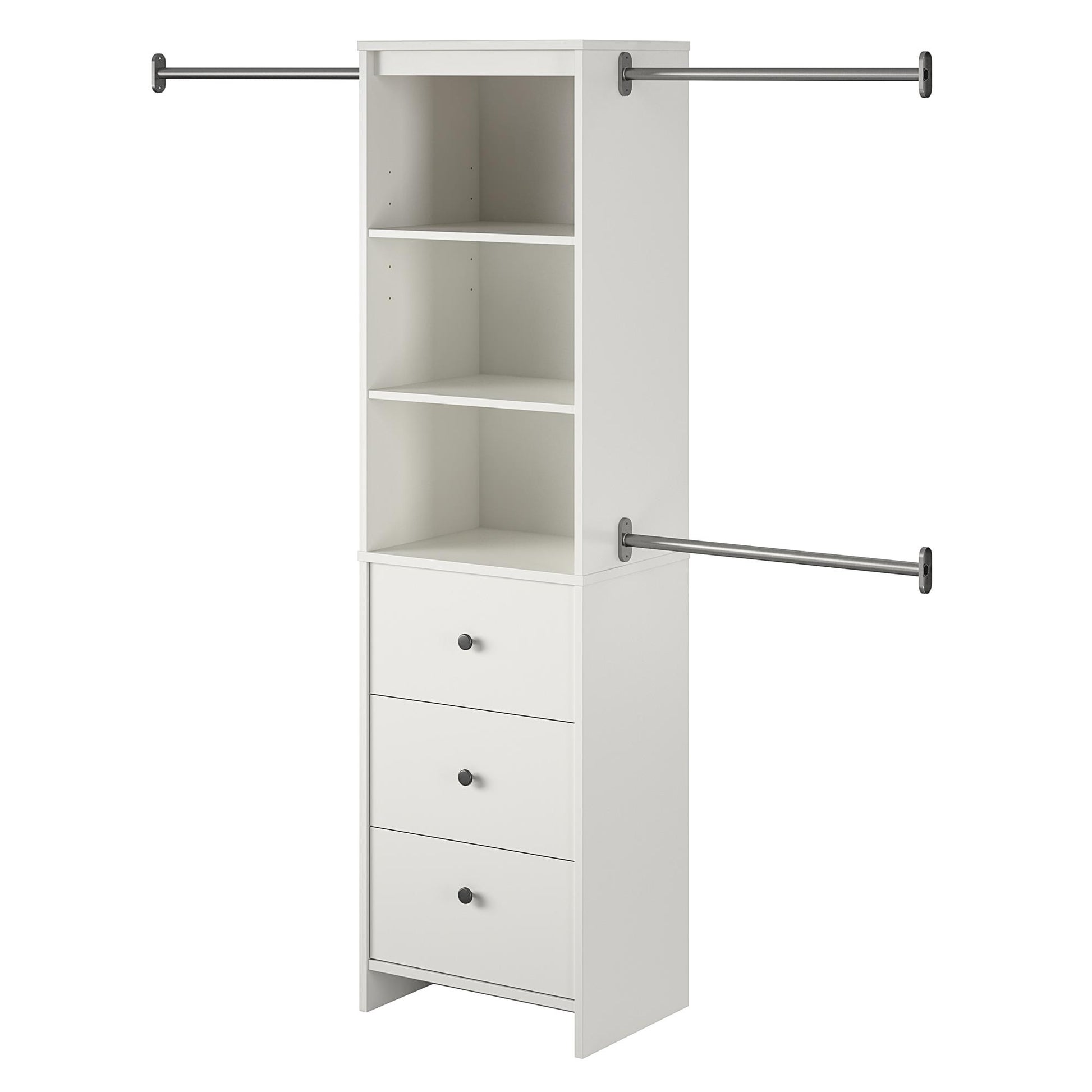Beckett Closet Storage Organizer  - White