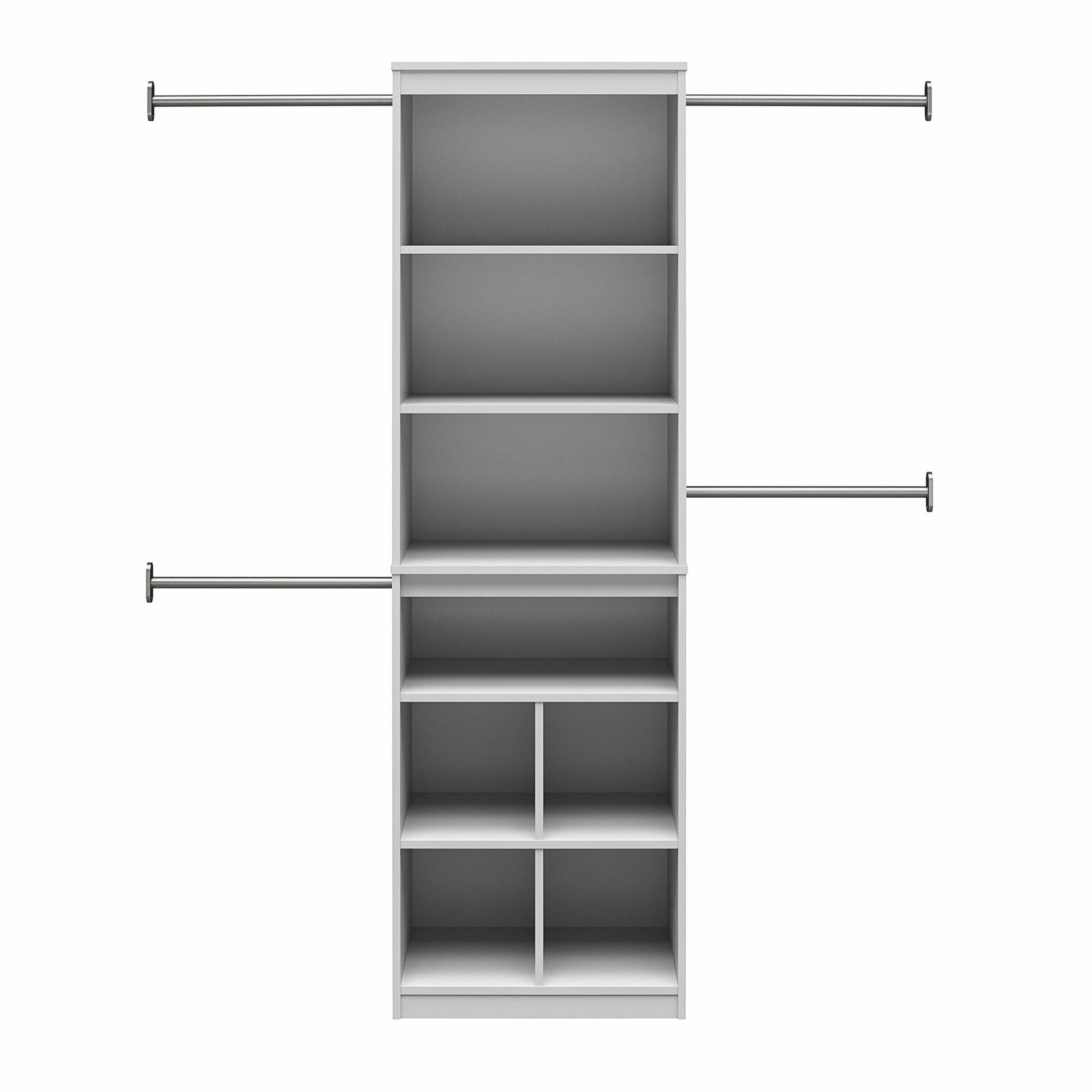 Closet Storage System, Dove Gray - Dove Gray