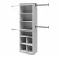 Closet Storage System, Dove Gray - Dove Gray