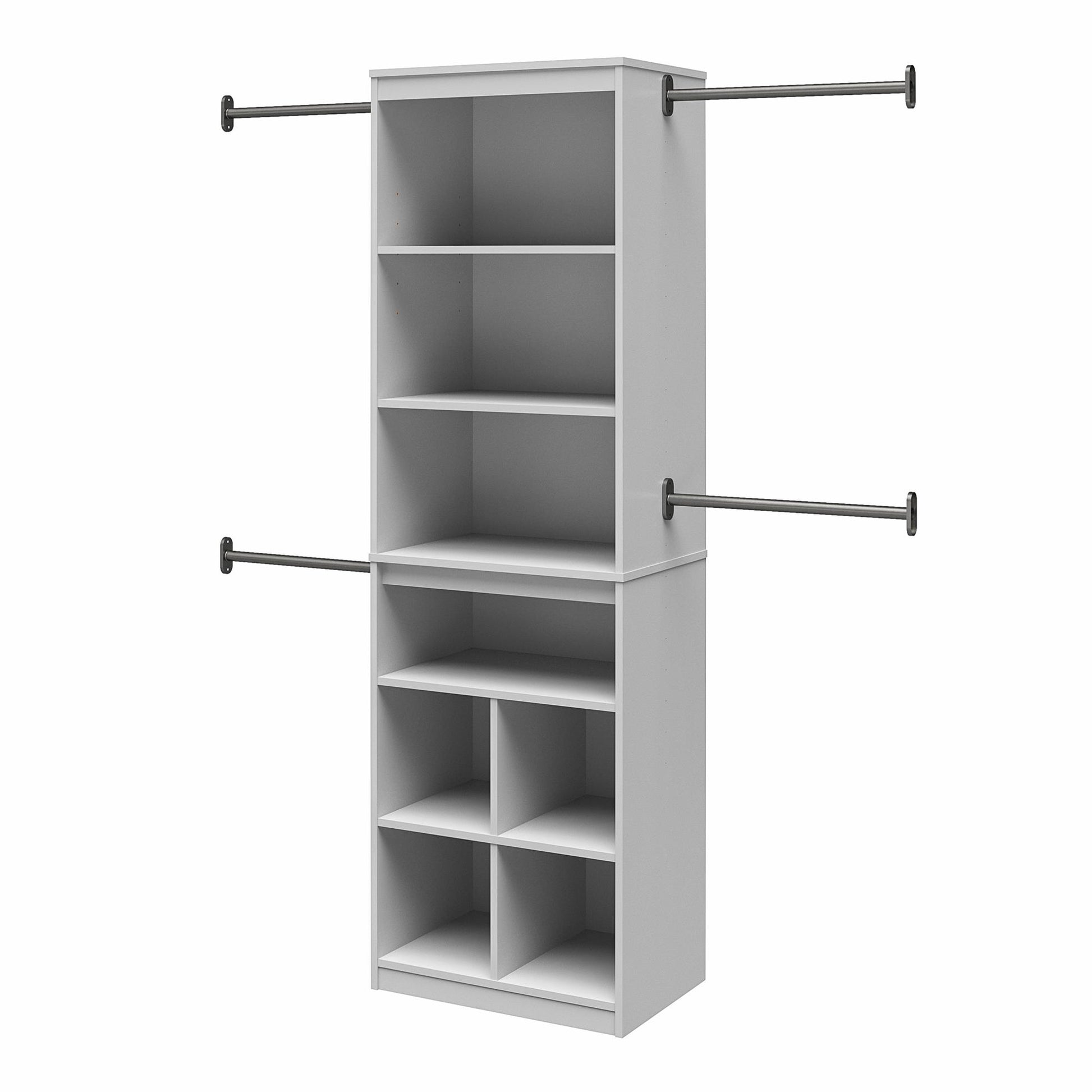 Closet Storage System, Dove Gray - Dove Gray