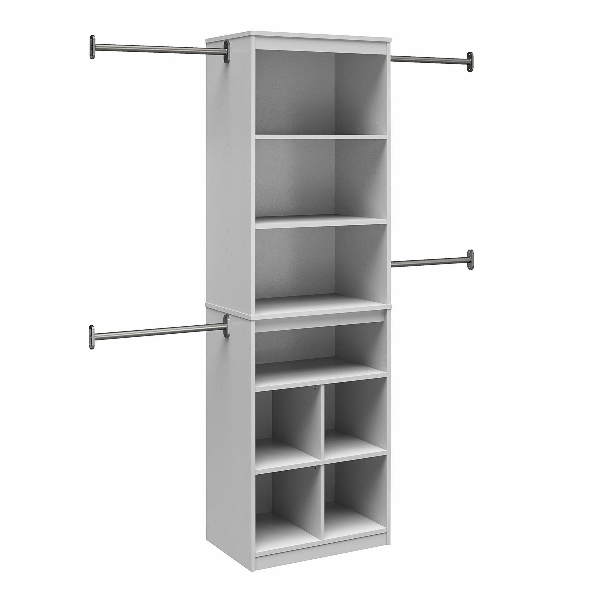 Closet Storage System, Dove Gray - Dove Gray