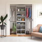 Closet Storage System, Dove Gray - Dove Gray