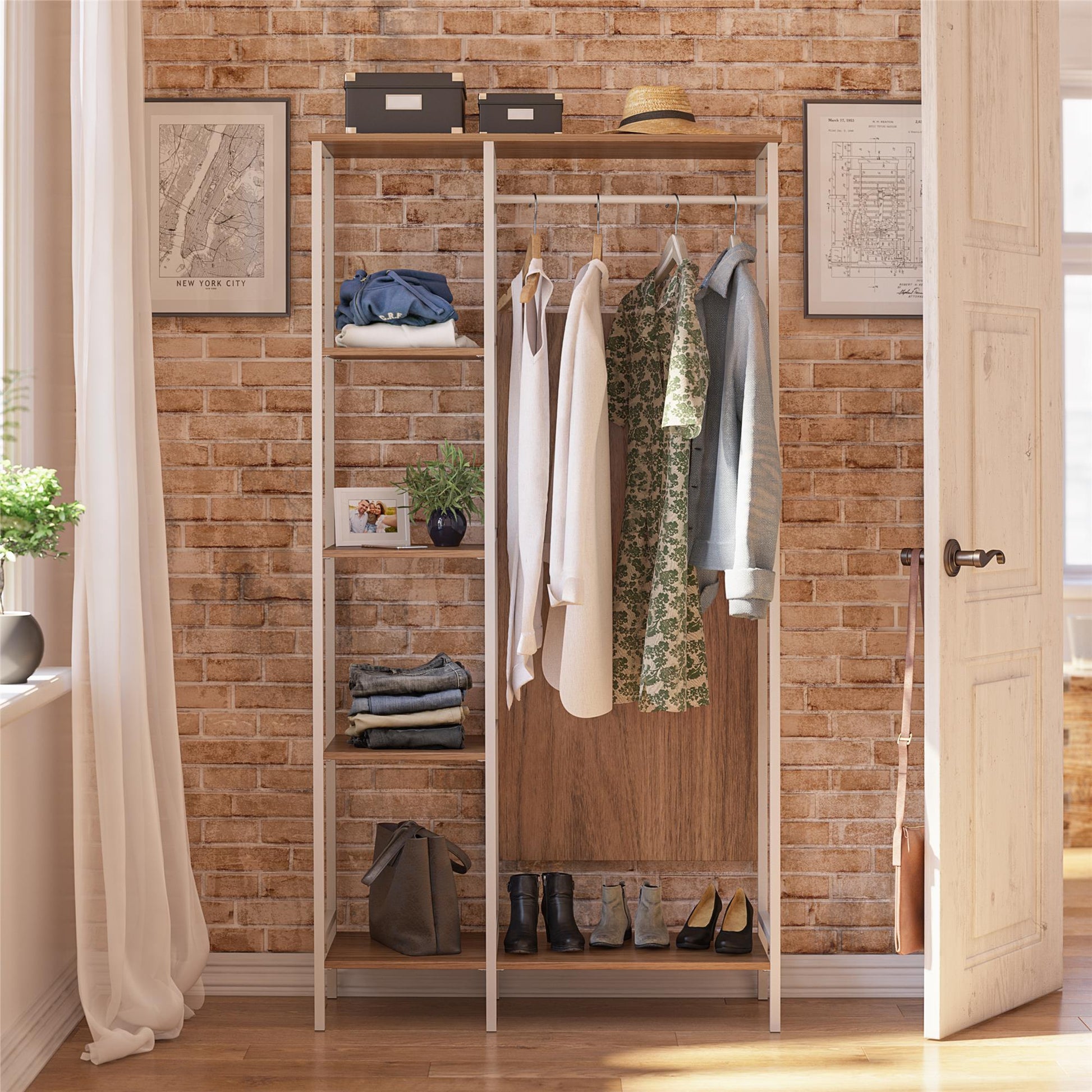 Bexley Open Wardrobe - Navy