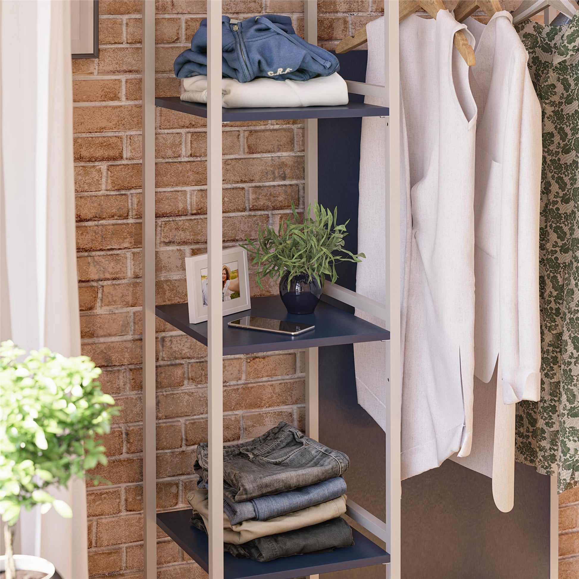 Bexley Open Wardrobe - Navy