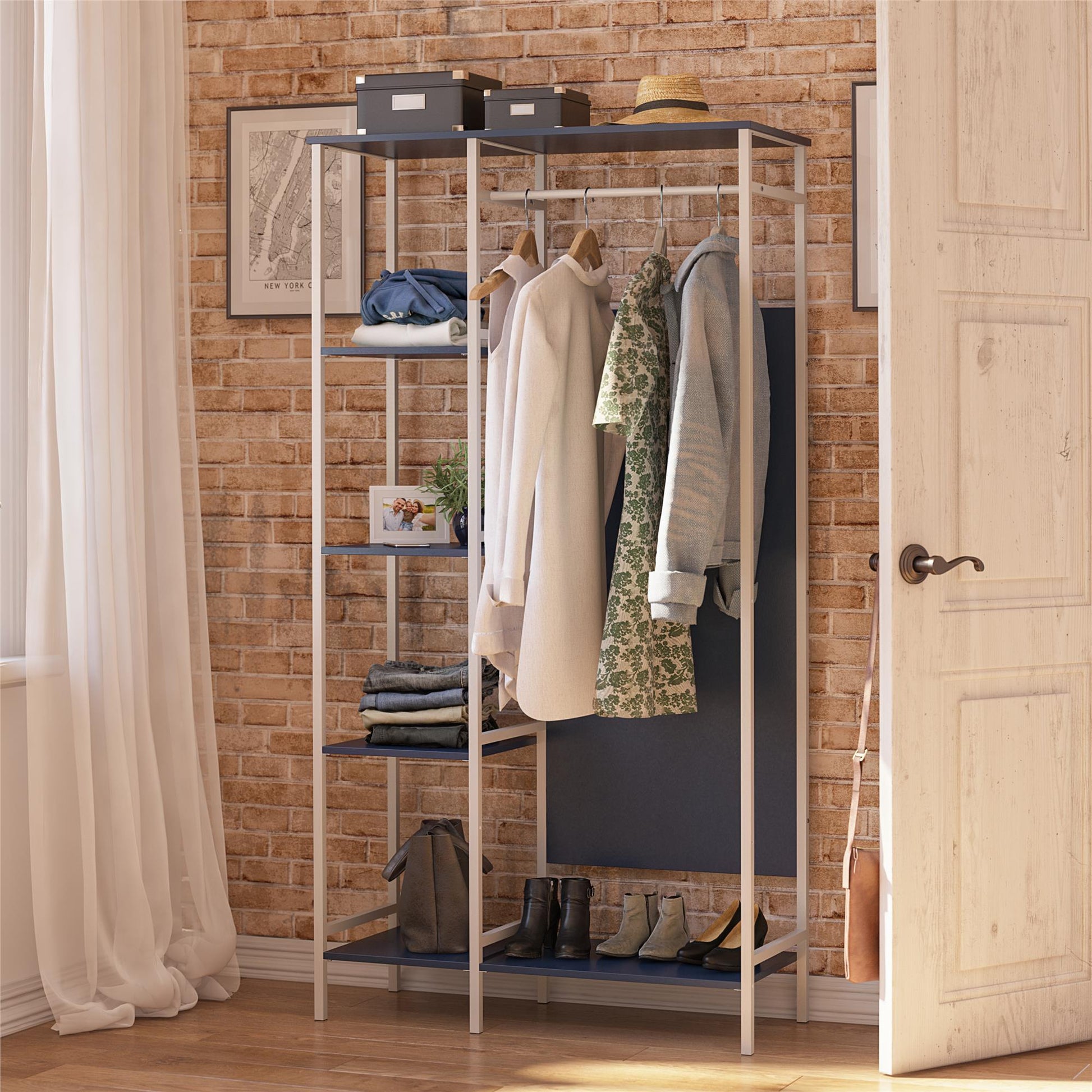 Bexley Open Wardrobe - Navy