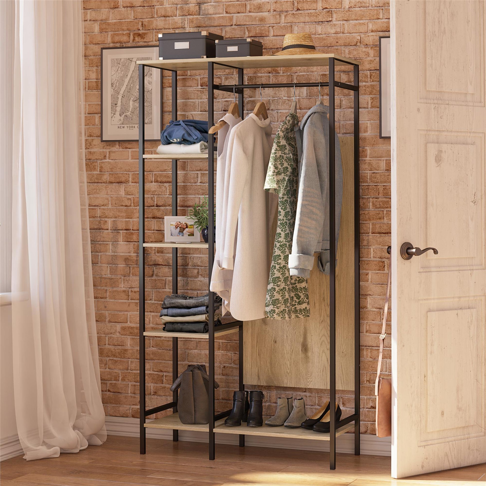Bexley Open Wardrobe - Natural