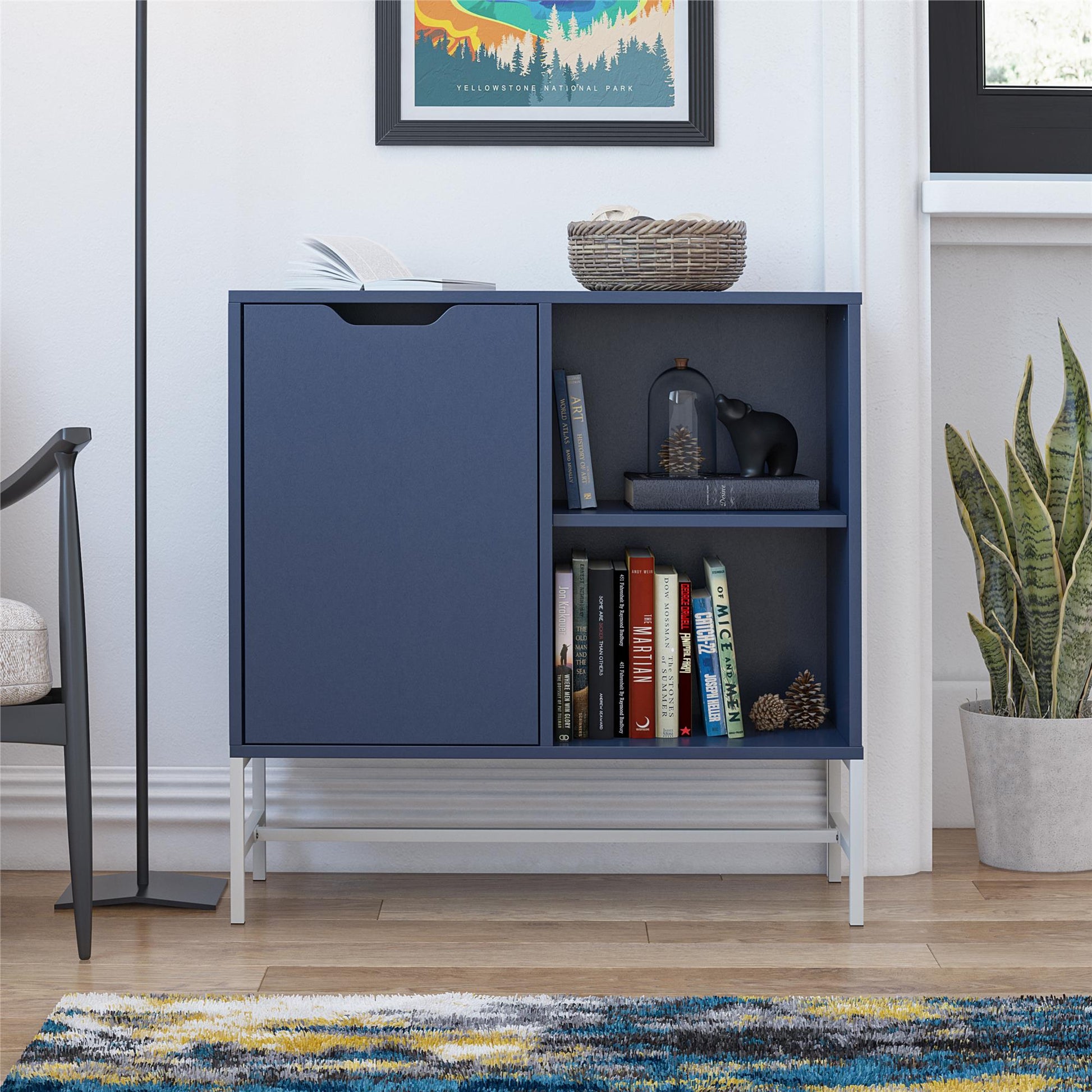 Bexley Bookcase - Black Oak