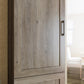 Tindall Modern Farmhouse 2 Door Kitchen Pantry Cabinet - Gray Oak