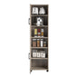 Tindall Modern Farmhouse 2 Door Kitchen Pantry Cabinet - Gray Oak