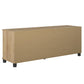 Basin Shoe Storage Bench with Seating Area and Adjustable Feet - Natural