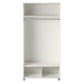 Basin 36" Wide Mudroom Storage Cabinet with Adjustable Shelving - White