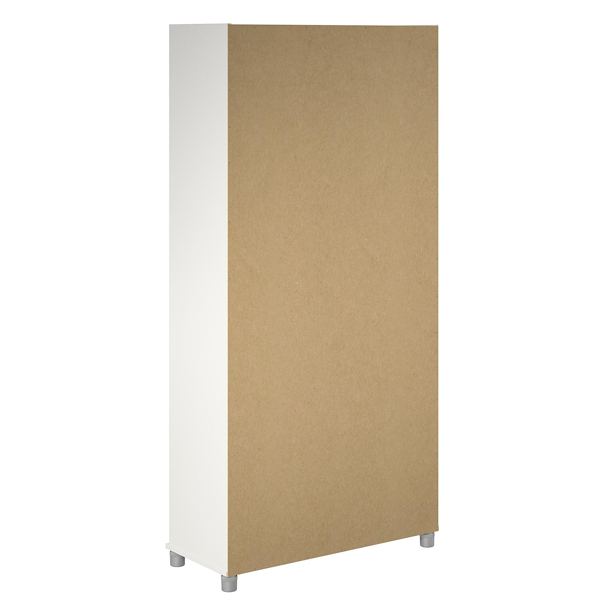 Basin 36" Wide Mudroom Storage Cabinet with Adjustable Shelving - White