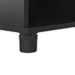 Basin 36" Wide Mudroom Storage Cabinet with Adjustable Shelving - Black
