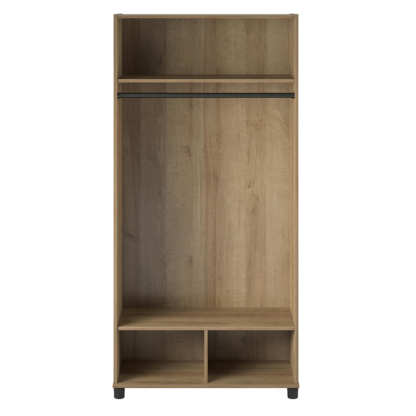 Basin 36" Wide Mudroom Storage Cabinet with Adjustable Shelving - Natural