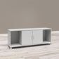 Basin Shoe Storage Bench with Seating Area and Adjustable Feet - Dove Gray