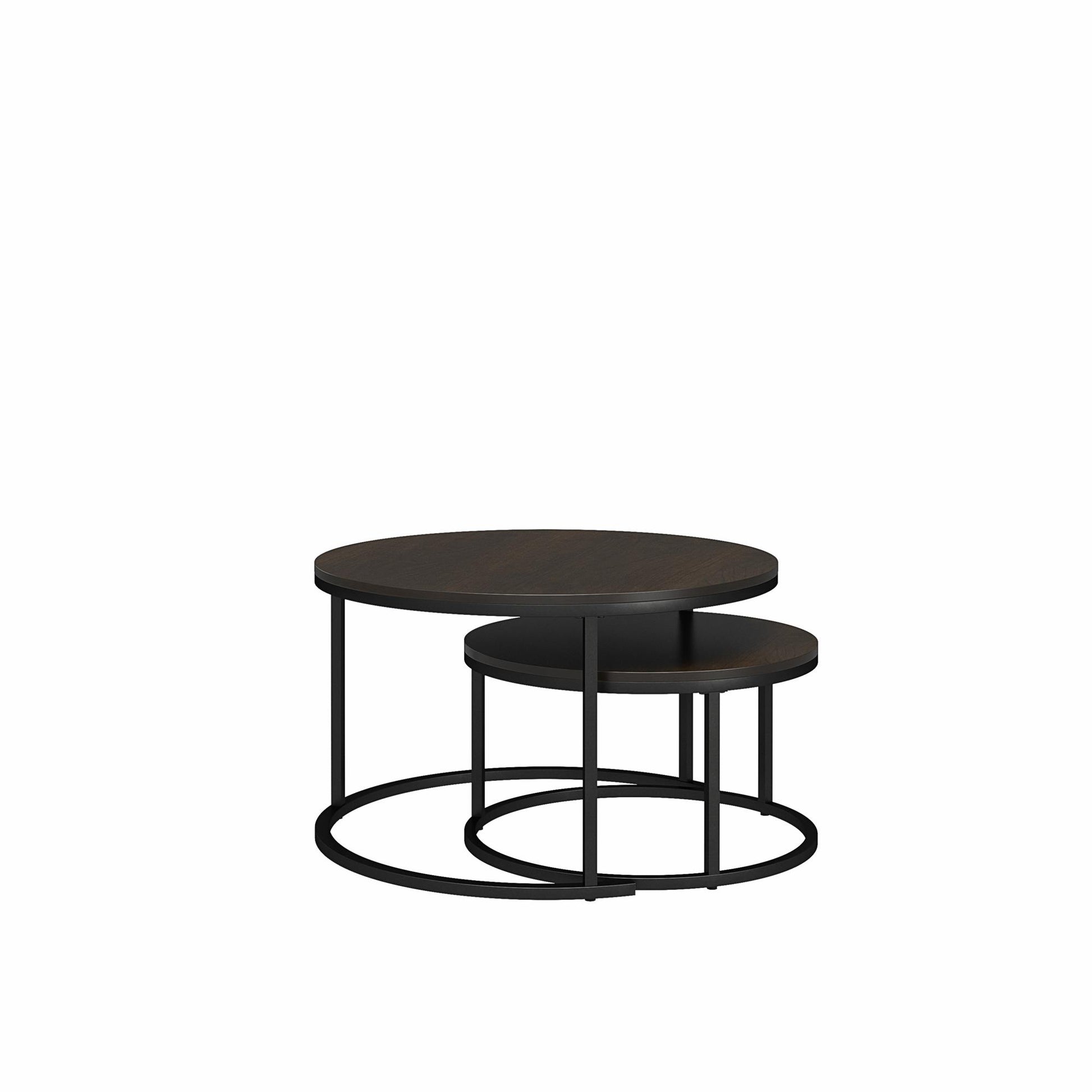 Camdale Nesting Coffee Table and End Table 4 Piece Set - Espresso