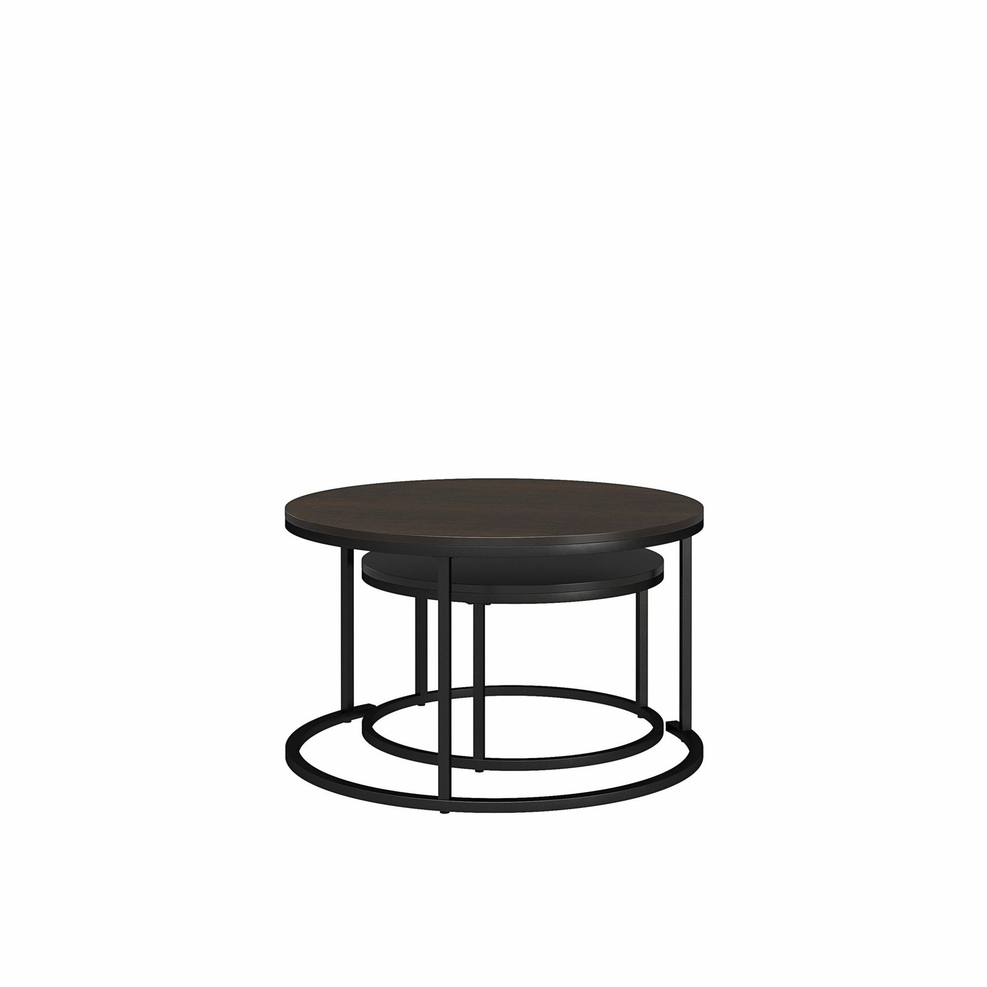 Camdale Nesting Coffee Table and End Table 4 Piece Set - Espresso