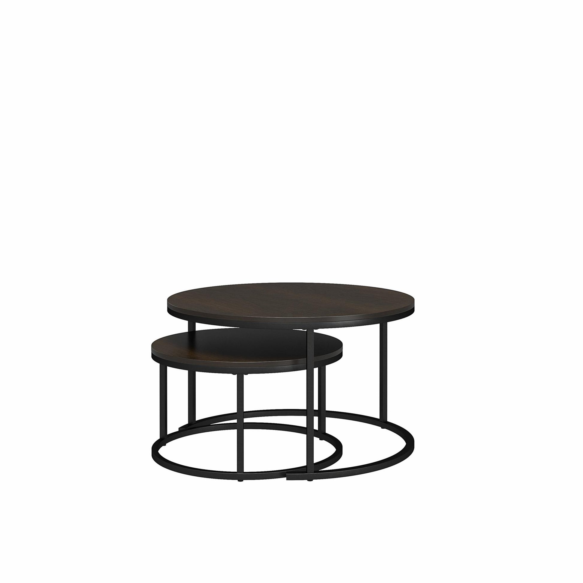 Camdale Nesting Coffee Table and End Table 4 Piece Set - Espresso