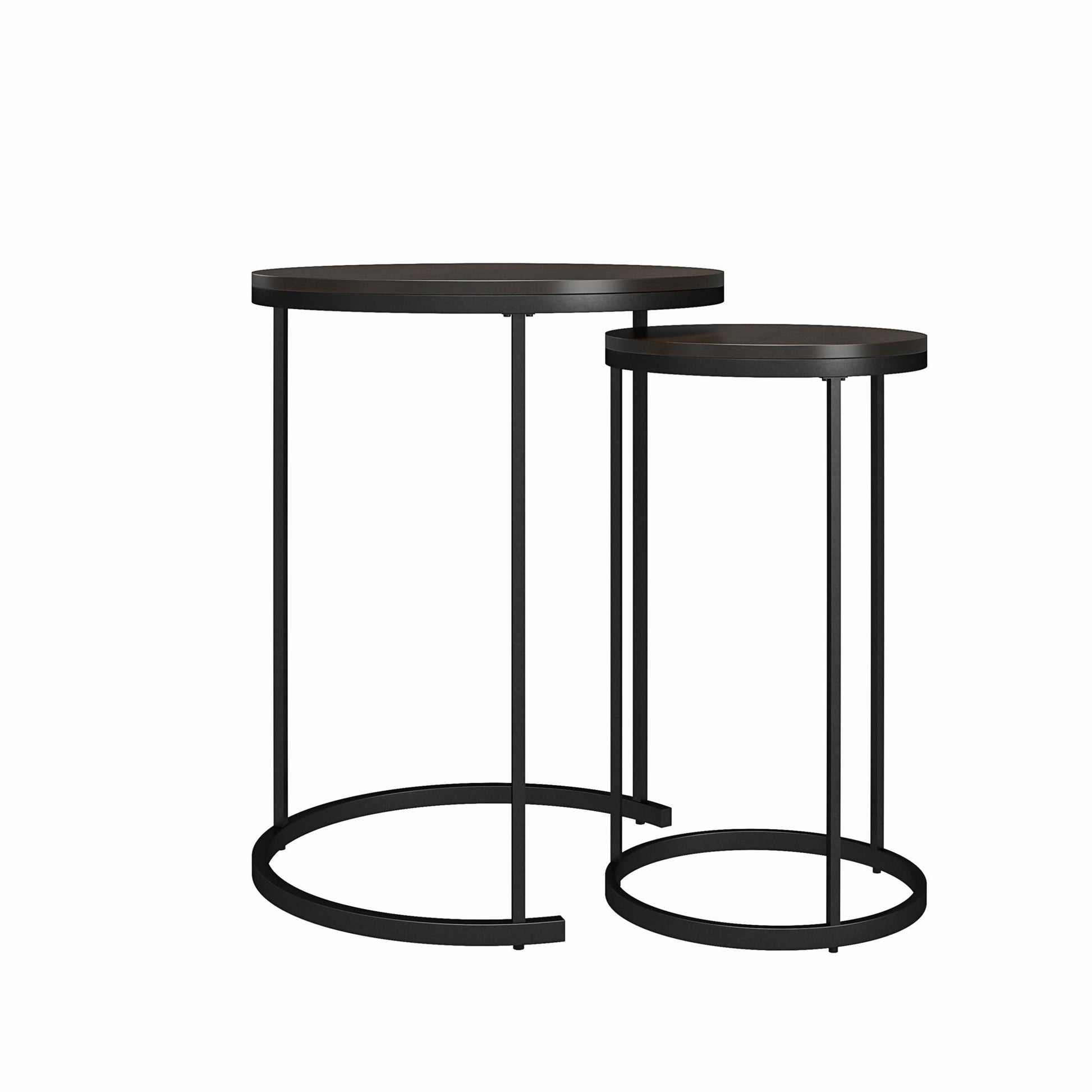 Camdale Nesting Coffee Table and End Table 4 Piece Set - Espresso