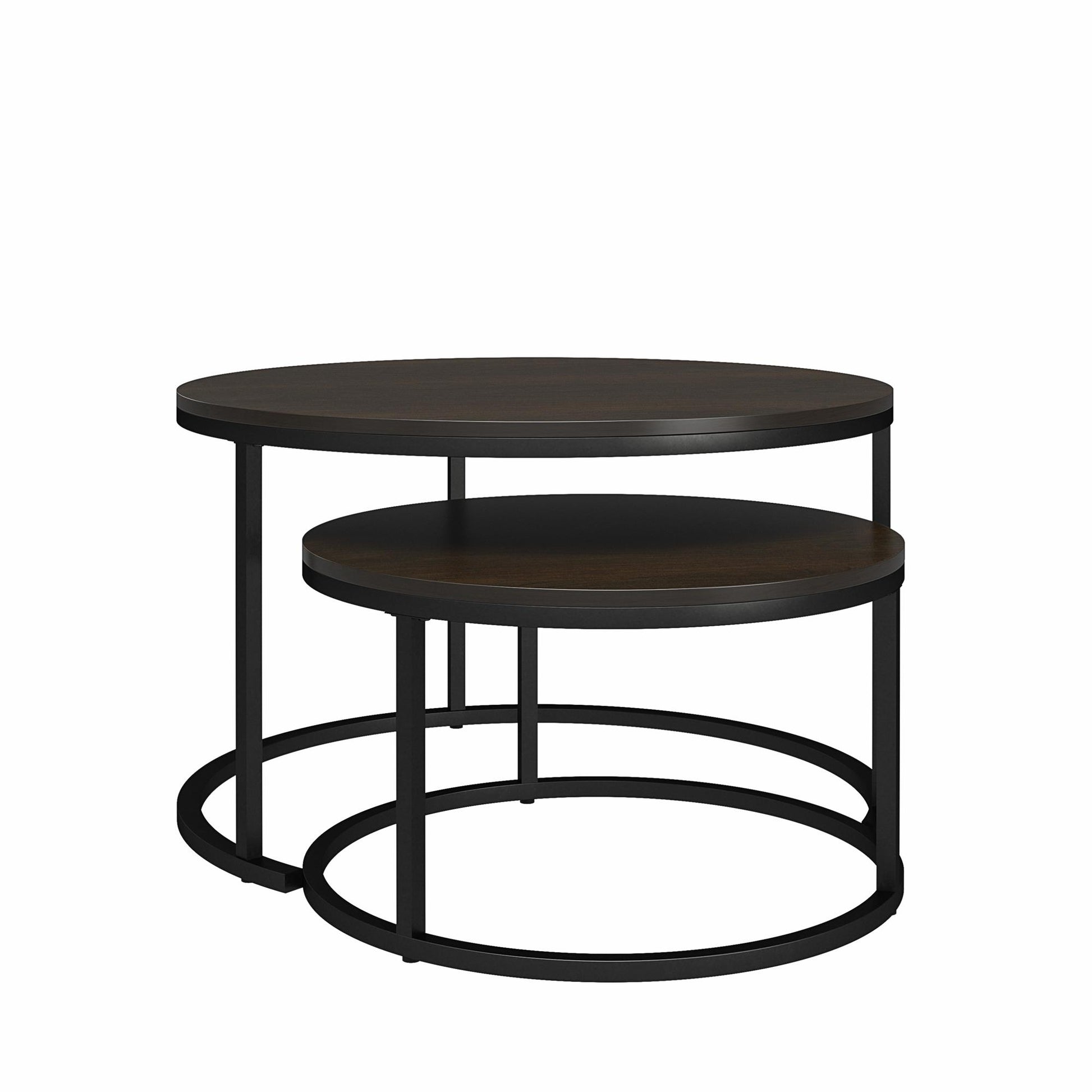 Camdale Nesting Coffee Table and End Table 4 Piece Set - Espresso